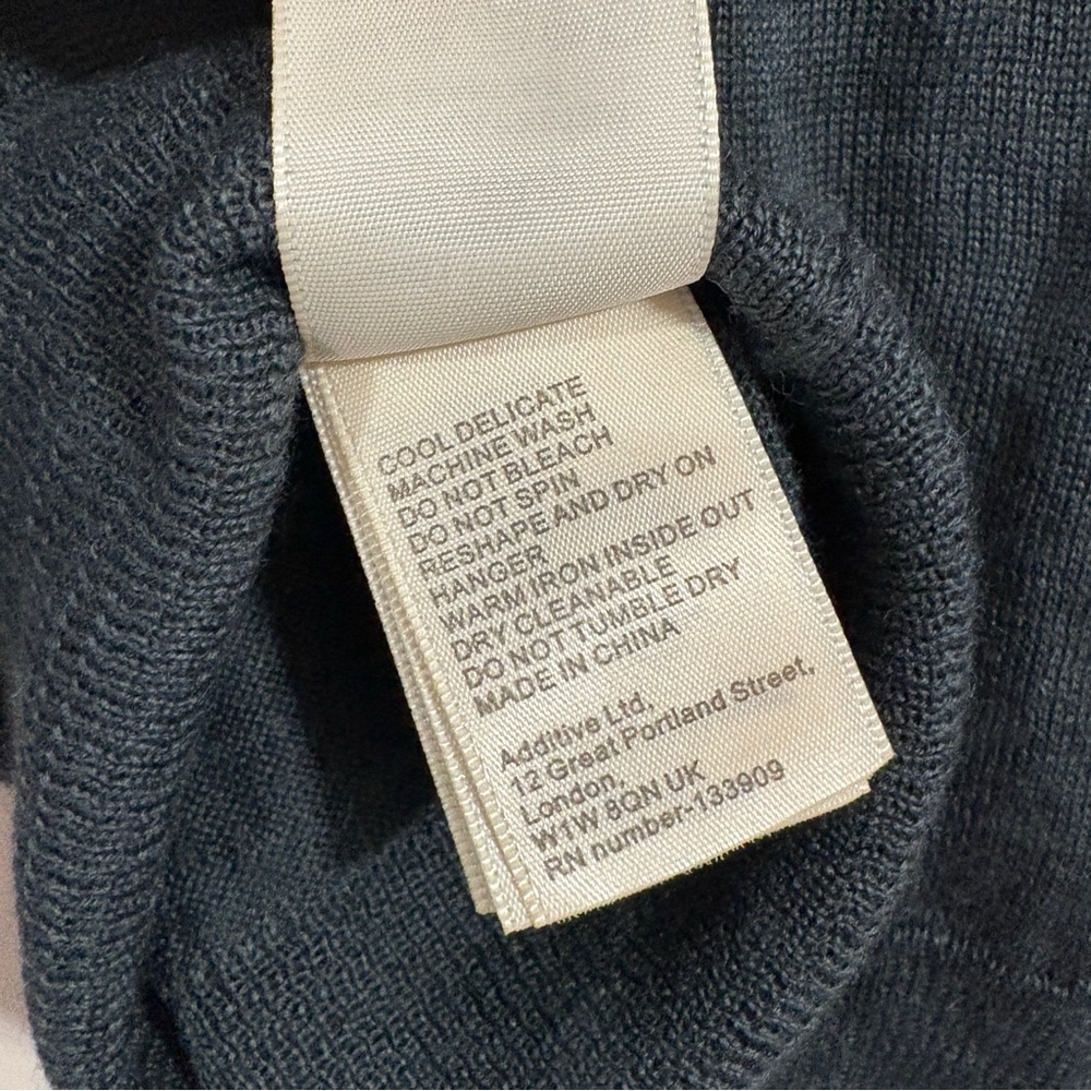 Darling for Anthropologie Wool Blend Pleated Bow Collar Cardigan, “Medium” - Picture 7 of 7